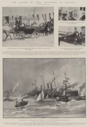 Il ritorno di Lord Kitchener in Inghilterra